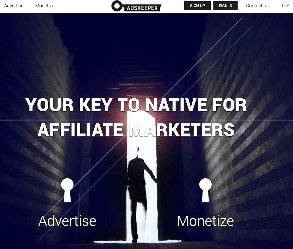 AdsKeeper native advertising network