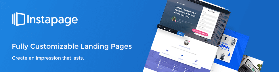 Instapage - a drag and drop landing page builder