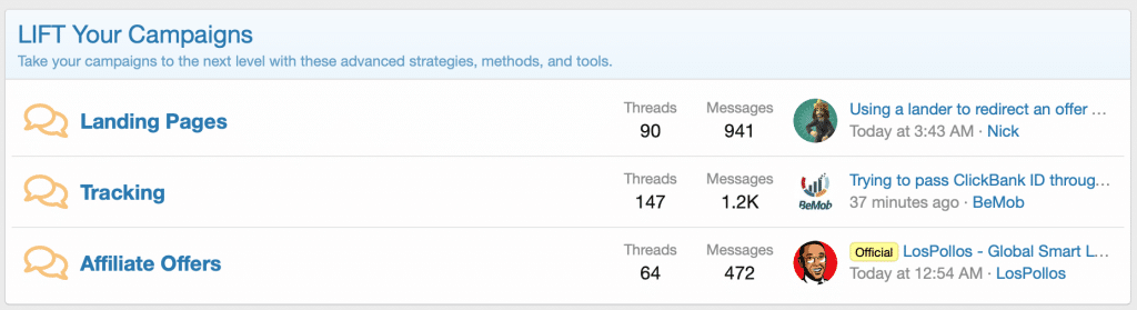 Get help with anything related to affiliate marketing inside of the affLIFT forum