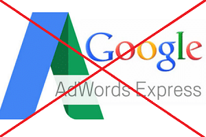 Don't use AdWords Express